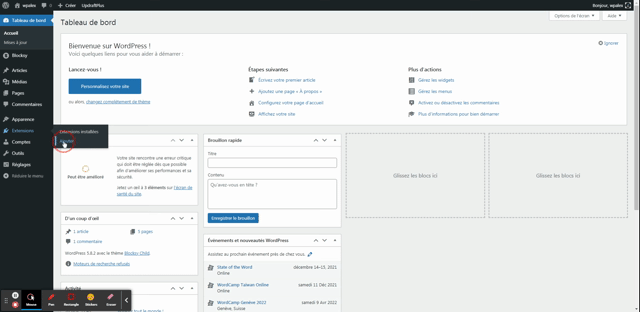 woocommerce installation et activation de lextension